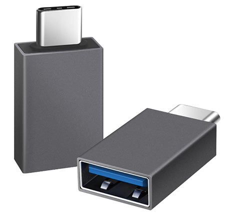 Adattatore USB C A USB 3.0 OTG (femmina Type A) - Connettore In Alluminio Universale