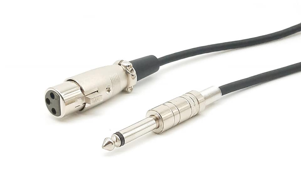 Câble XLR femelleJACK 6.35 asymétrique CONECTOR