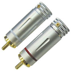 conector1 - Fiche RCA mâle or x2